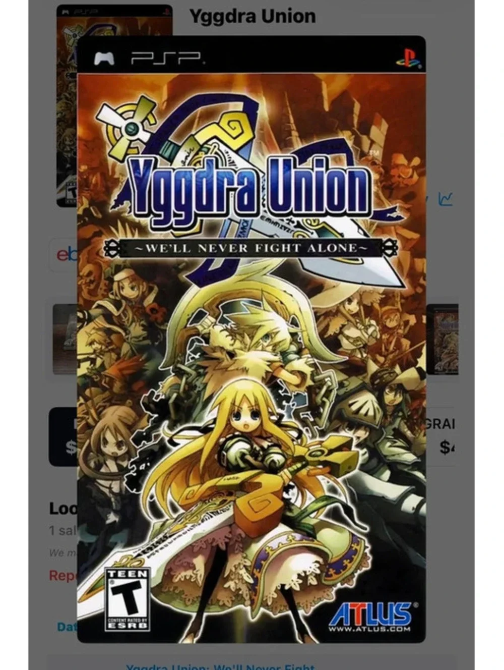 Yggdra Union for PlayStation portable (PSP)